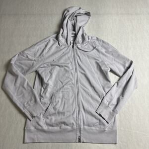 Reigning Champ Men's Size Large Gray Cotton Full Zip Hooded Jacket